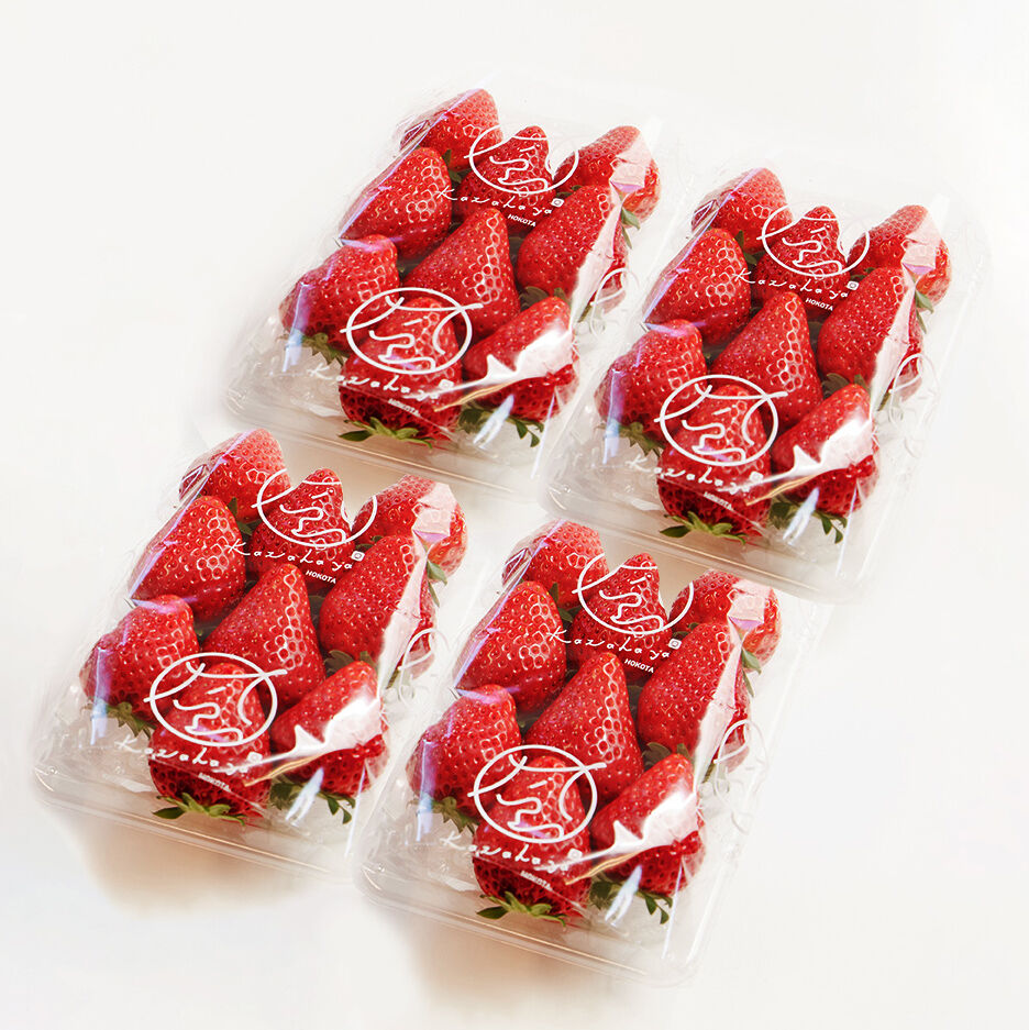 いちご④ 特選 大｜4パック（送料込） | 風早いちご園