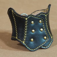(色指定製作)レザーコルセット(MDD用)ダブルボタンタイプ (ID:MN098a-CO)
