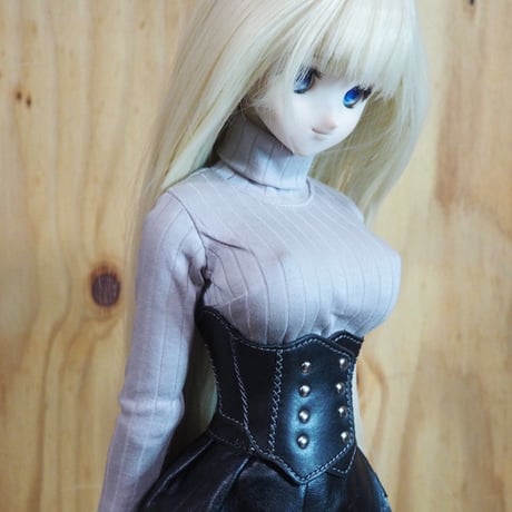 (色指定製作)レザーコルセット(DD用)ダブルボタンタイプ (ID:MN097a-CO)