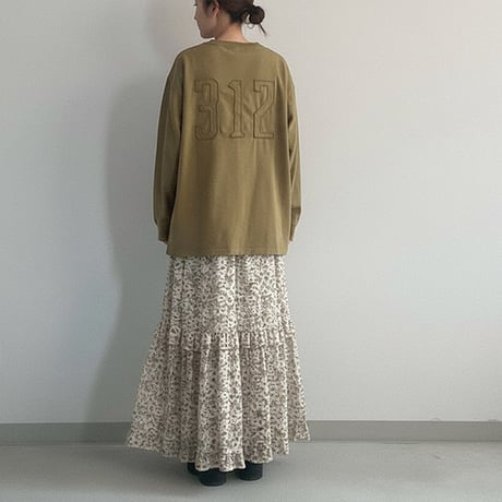 刺繍ロゴロングBACK刺繍