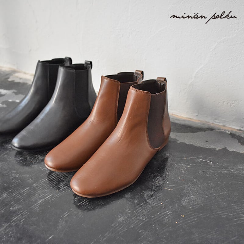 minan polku M386J ソフトサイドゴアブーツ | riparipa