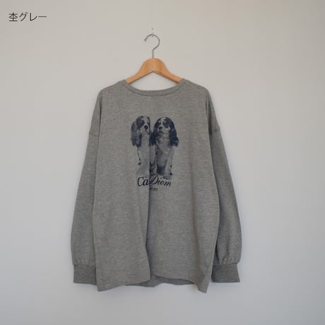 ツインズDOGプリントBIGロンT