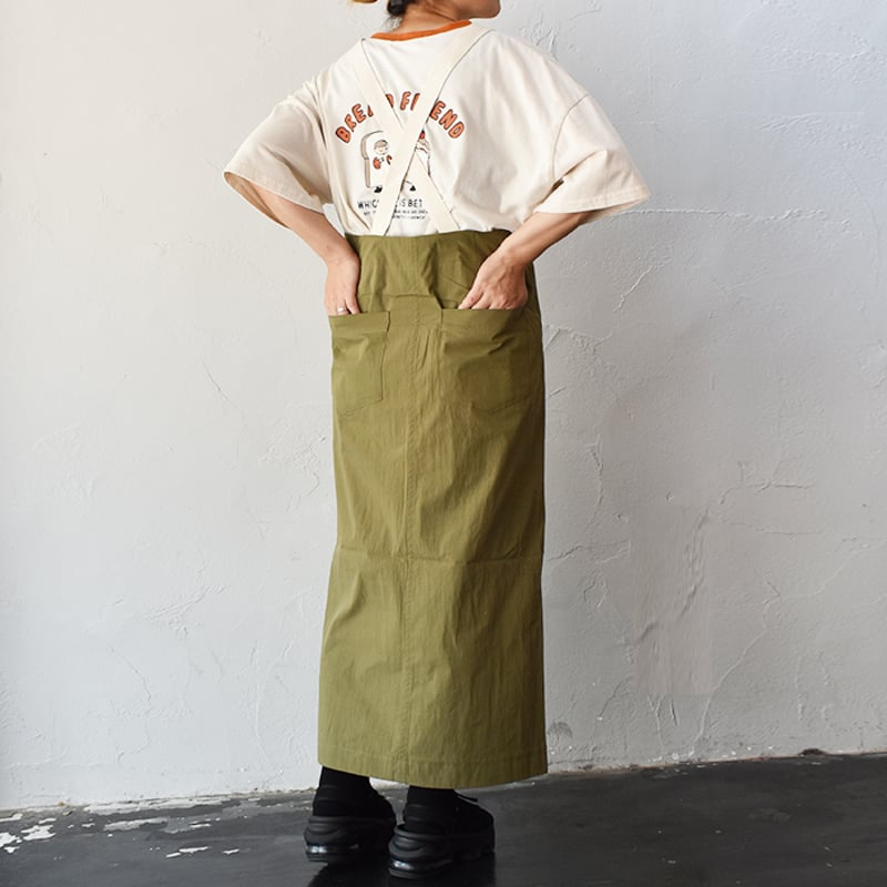 【美品】ジェーンスミス ジャンパースカート リネン ストライプ スリット 美品】ジェーンスミス ジャンパースカート リネン ストライプ