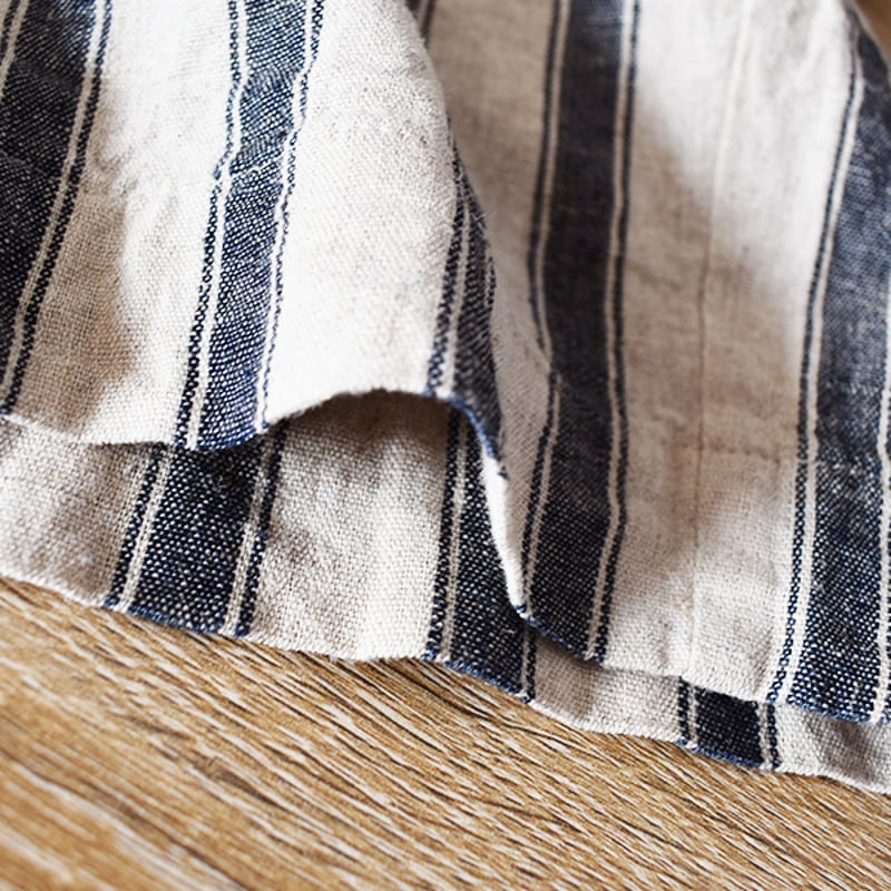 コットンリネンストライプパンツ | riparipa