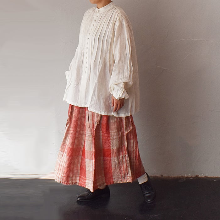 ichi Antiquites︎♥︎リネンカラフルチェックスカート fit=scale-down,w=1200