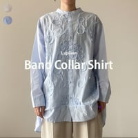 バンドカラーシャツ