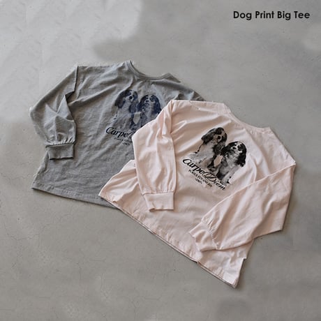ツインズDOGプリントBIGロンT