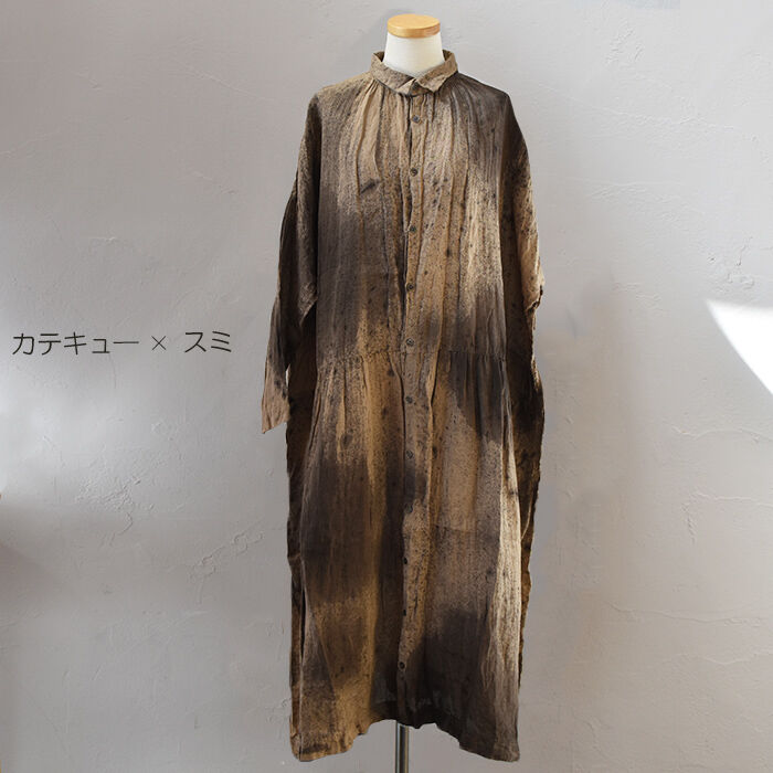 ICHI Antiquite's 800938 リネン手染めワンピース | riparipa