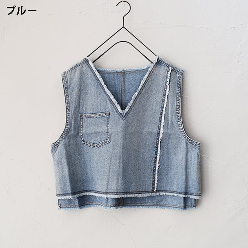 BACKBONE Mサイズ ベスト フリンジ加工 Cotopone リメイクフリンジベスト | riparipa