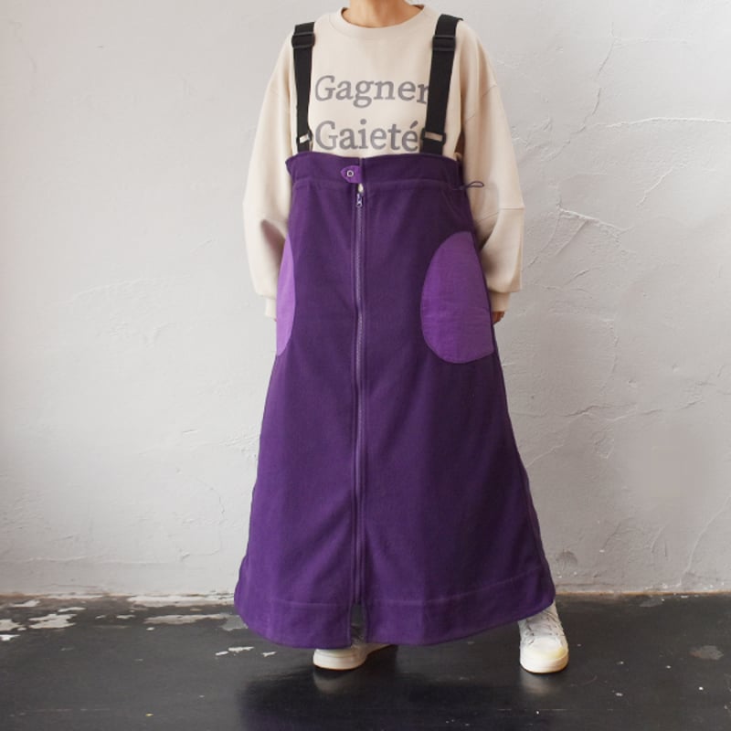 中古品 Holylantern sp 紫 パープル ジャンパースカート 中古品