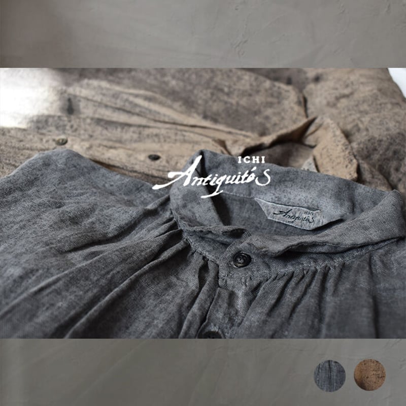 ICHI Antiquite's 800938 リネン手染めワンピース | riparipa