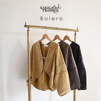 異素材組み合わせボレロ