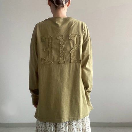 刺繍ロゴロングBACK刺繍