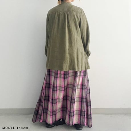 コットンリネンタータンスカート