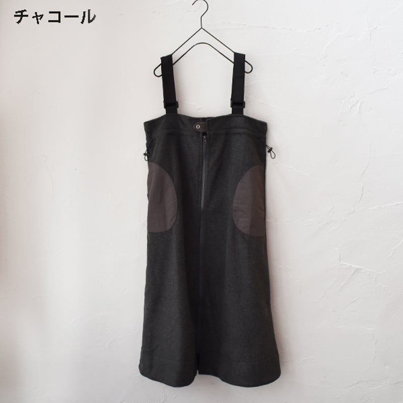 LUPILIEN ジャンバースカート 大きいサイズ　ゆったり　ミニタリー Lupilien フリースジャンパースカート | riparipa