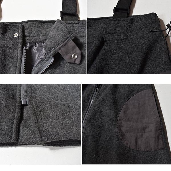 LUPILIEN ジャンバースカート 大きいサイズ　ゆったり　ミニタリー Lupilien フリースジャンパースカート | riparipa