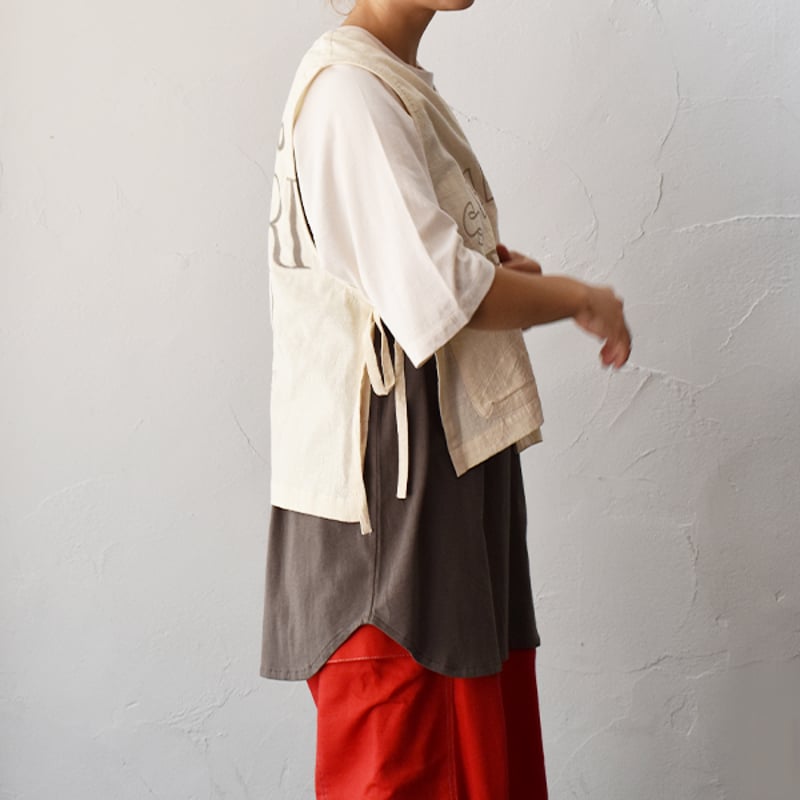 KAKELA＆TRANQUIL Vネックショートベスト | riparipa