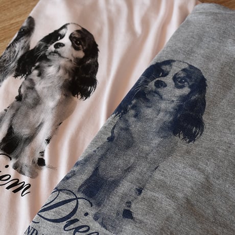 ツインズDOGプリントBIGロンT