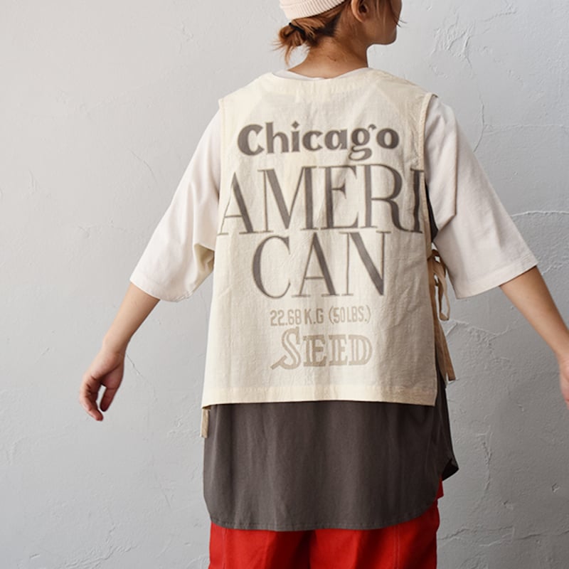 KAKELA＆TRANQUIL Vネックショートベスト | riparipa