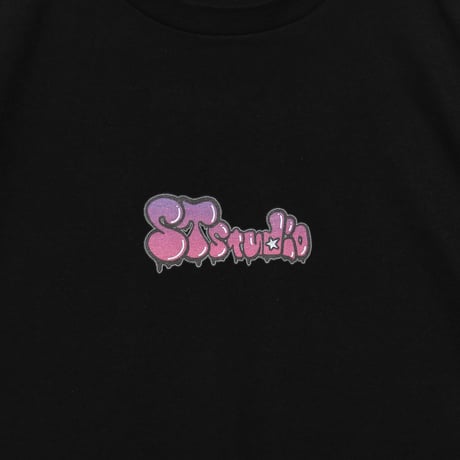 グラフィックロゴTシャツ（ブラック）