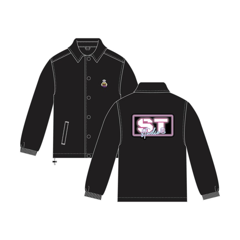 コーチジャケット(ブラック) | STスタジオ オフィシャルストア コーチジャケット(ブラック) | STスタジオ オフィシャルストア