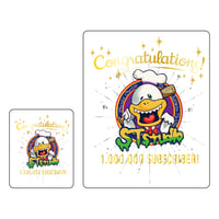 100万人記念 ステッカー（2種1SET）