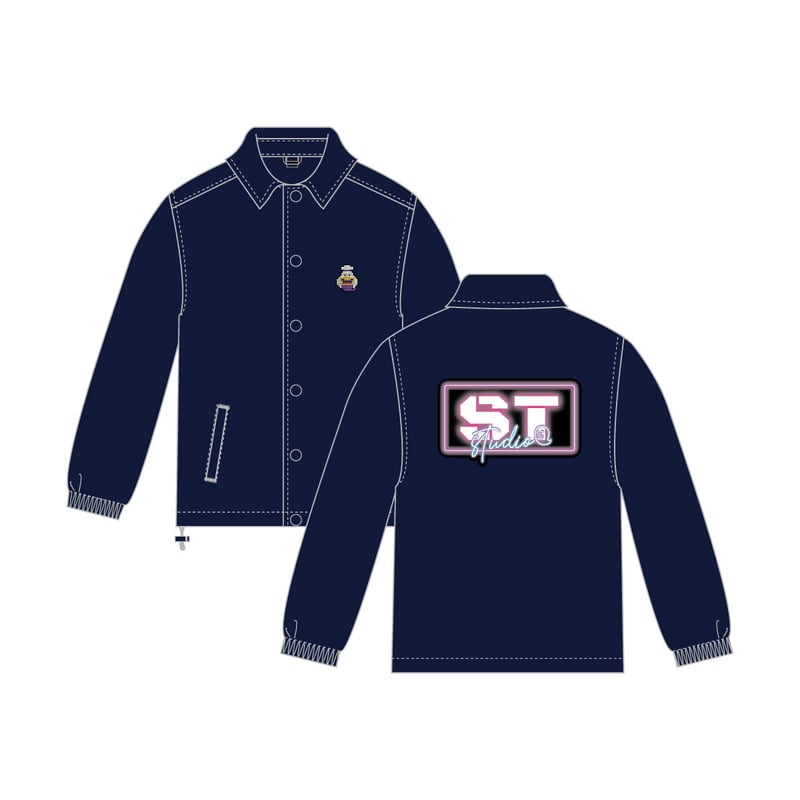 コーチジャケット(ネイビー) | STスタジオ オフィシャルストア コーチジャケット(ネイビー) | STスタジオ オフィシャルストア