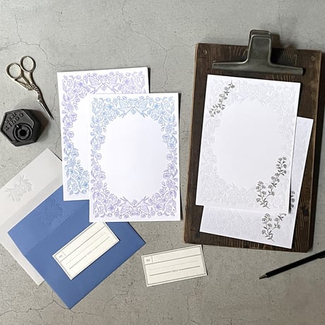 【12月号掲載分】Echos Design & Letterpress｜活版印刷 Blooming Letter Set