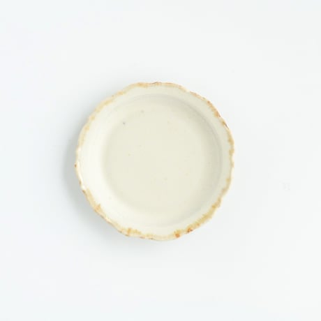 【7月号掲載分】陶器あ↔︎ん｜2豆皿　輪花　花びら12片　白錫