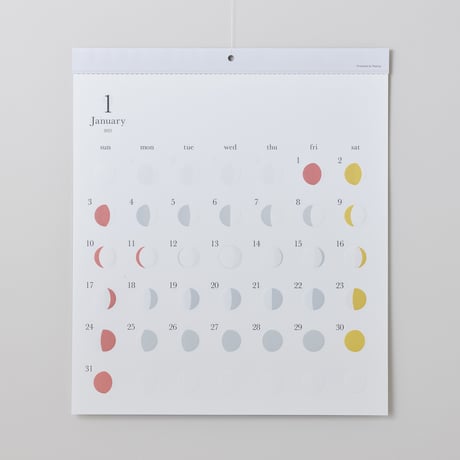 【9月号掲載分】Replug｜2022年 月の満ち欠けカレンダー「ミチル」