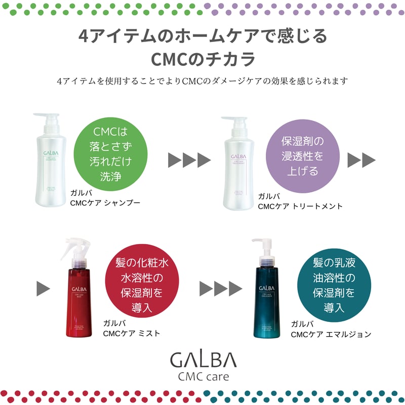 ☆正規取扱店☆ ガルバ CMCケア シャンプー 400g パウチ | freaks