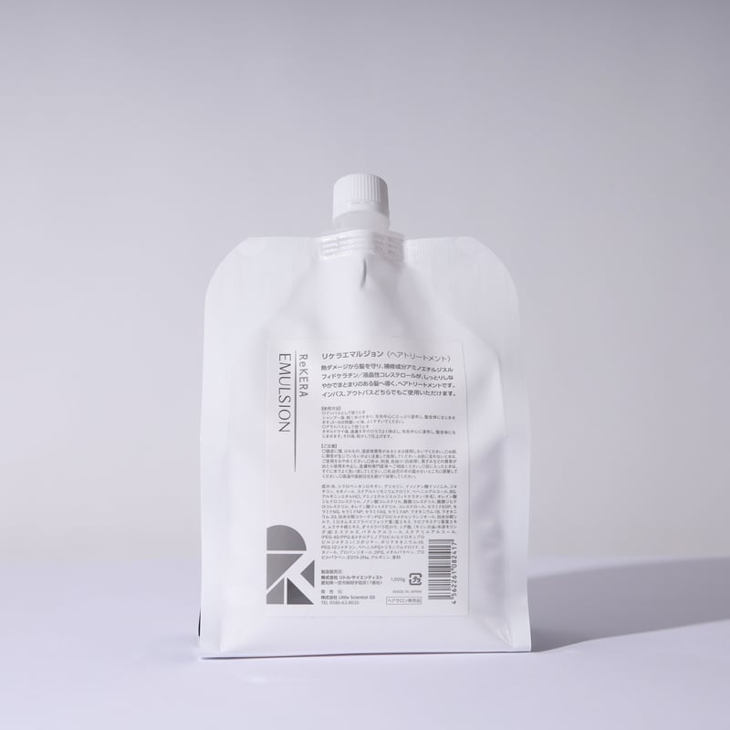 ☆正規取扱店☆ リケラエマルジョン 1,000g & リケラミスト 1,000g ... リケラエマルジョン1000g(パウチ品)