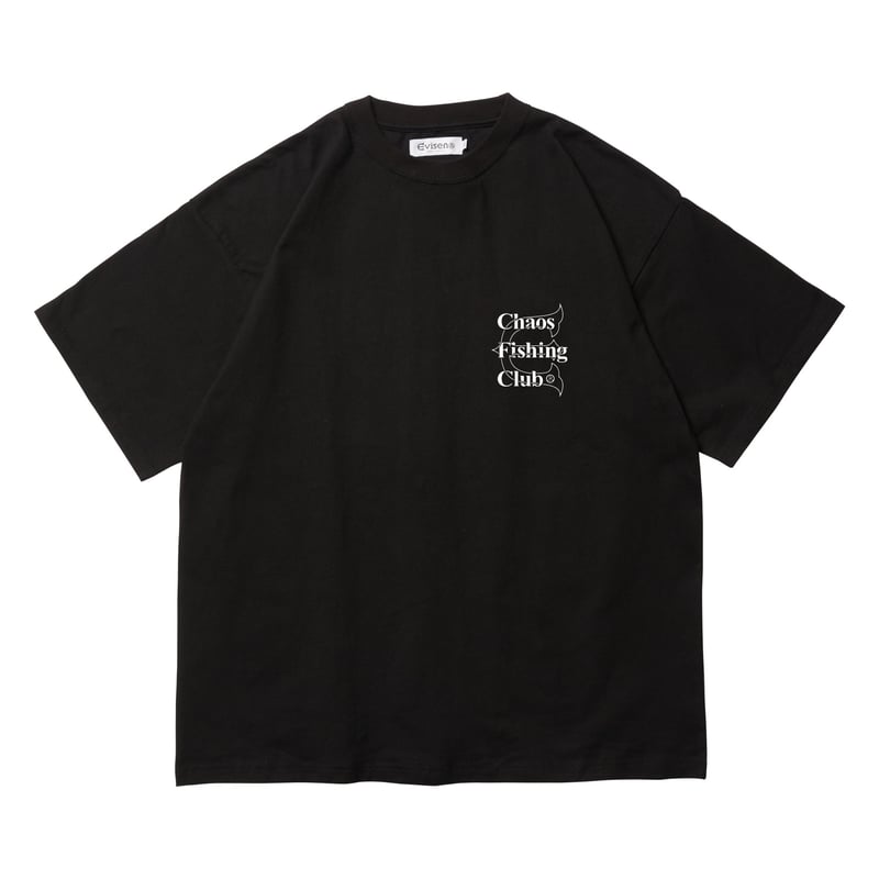 最終値下げChaos Fishing Club evisen tシャツ EVISEN X CHAOS FISHING CLUB / DRY LOGO TEE - BL