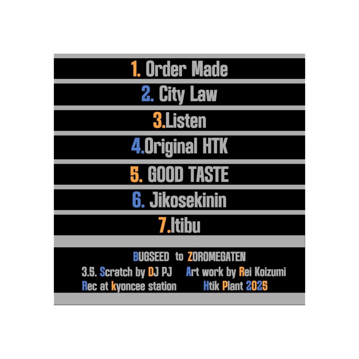 ZOROMEGATEN & BUGSEED / B to Z | ARKTZ