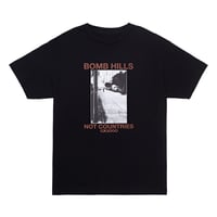 GX1000 / BOMB HILLS NOT COUNTRIES TEE - Black w/ Brown Font