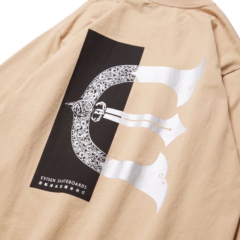 EVISEN SKATEBOARDS / RECTANGLE LOGO LS TEE - BL EVISEN SKATEBOARDS / RECTANGLE LOGO LS TEE - BL