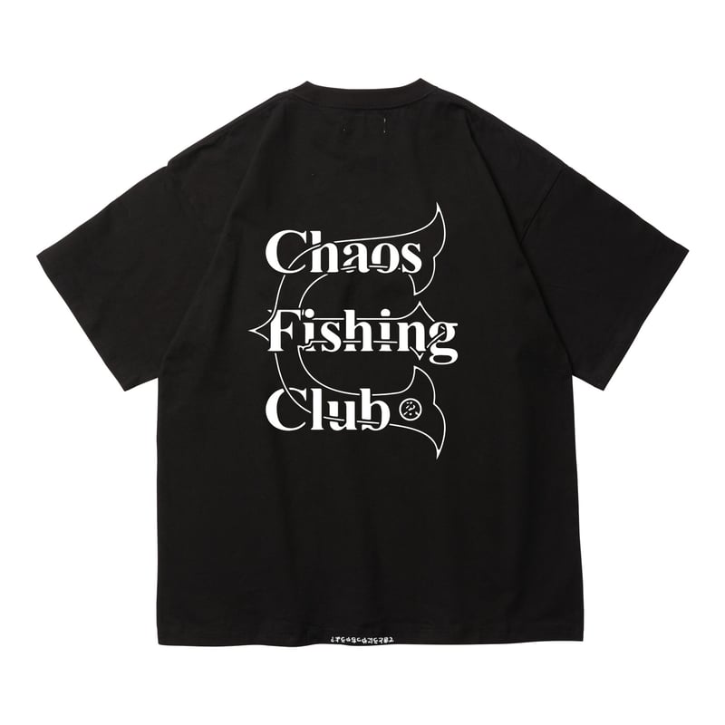 最終値下げChaos Fishing Club evisen tシャツ EVISEN X CHAOS FISHING CLUB / DRY LOGO TEE - BL