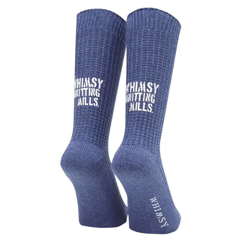 WHIMSY / WAFFLE SOCKS - NAVY | ARKTZ