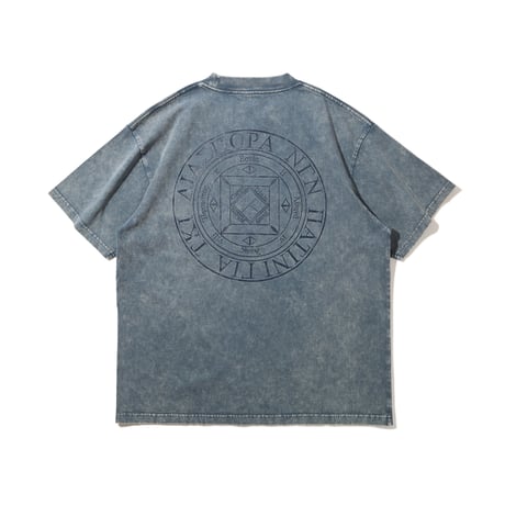 トップス DIASPORA Dyed Magic Circle Tee Brown DIASPORA SKATEBOARDS/Dyed Magic Circle Tee(Sax) – Re'verth