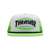 THRASHER / ELLIPSE TRUCKER HAT - GREEN