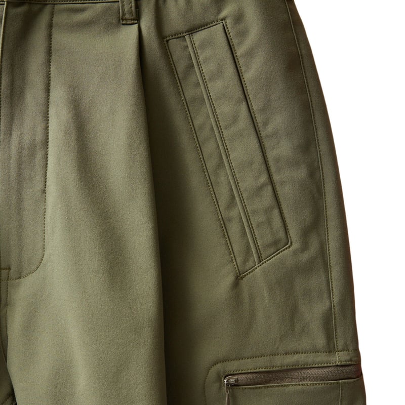 EVISEN SKATEBOARDS / PIPING SHORT PANTS - OLIVE EVISEN SKATEBOARDS / PIPING SHORT PANTS - OLIVE