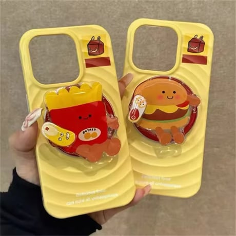 P0340 にこにこフードMagSafe対応スマホグリップ