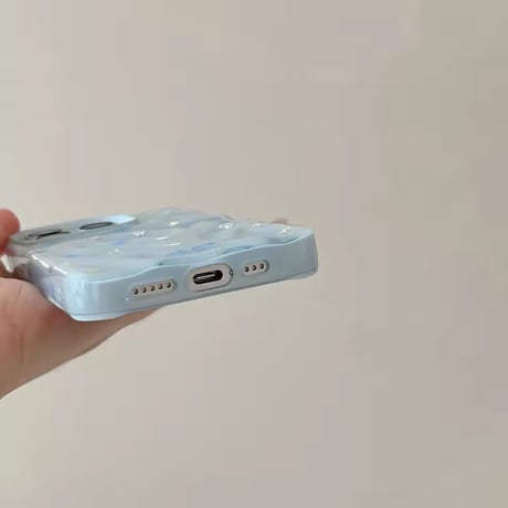 S74866 きらきらリボンスターのiPhoneケース