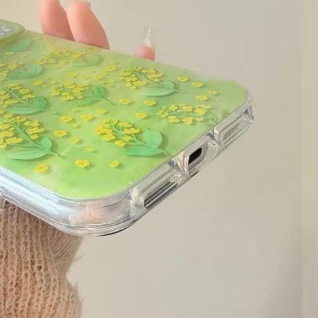 S75479 イエローフラワーiPhoneケース