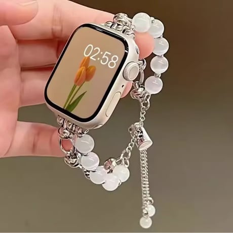 N00210 ジュエルビーズ Apple Watchブレスレットバンド