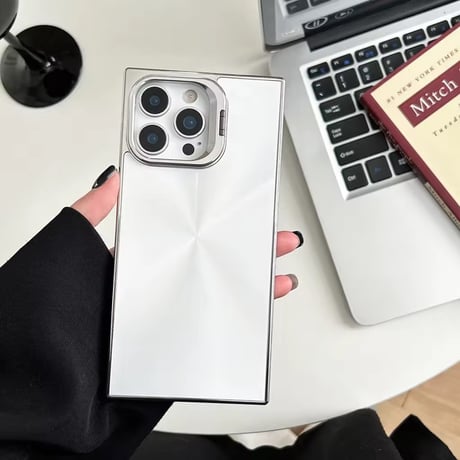 S74743 Shine Plate Mirror iPhoneケース