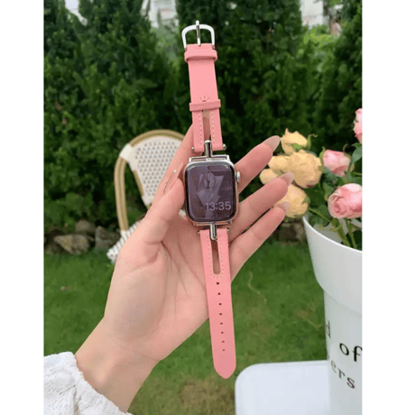 N00042 スリムステッチレザー Apple Watchバンド