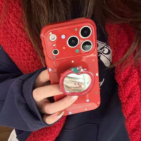 K23166 アップルグリップ付きiPhoneケース