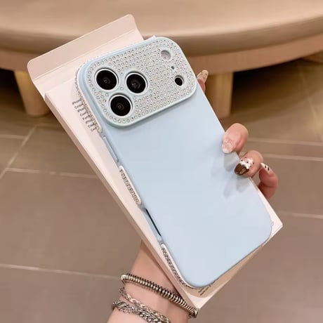 S75512 ジュエルカメラフレームiPhoneケース