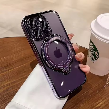 K22966 グロッシーリング MagSafe対応 iPhoneケース